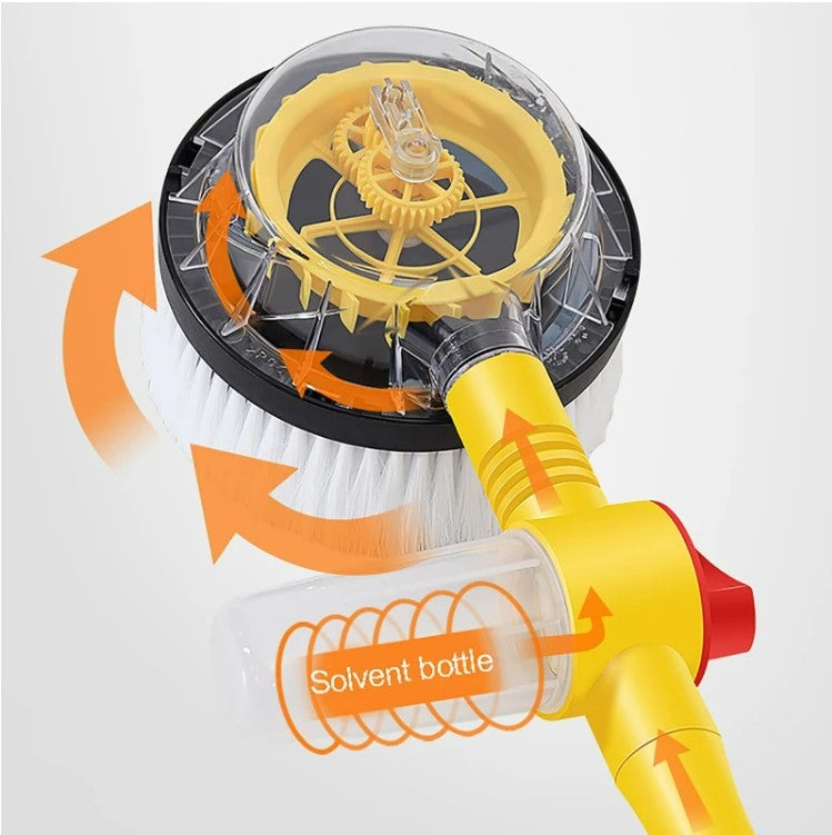 Long Handle Automatic Foaming Water Power Car Wash Brush Chenille Microfiber Car Wash Mop