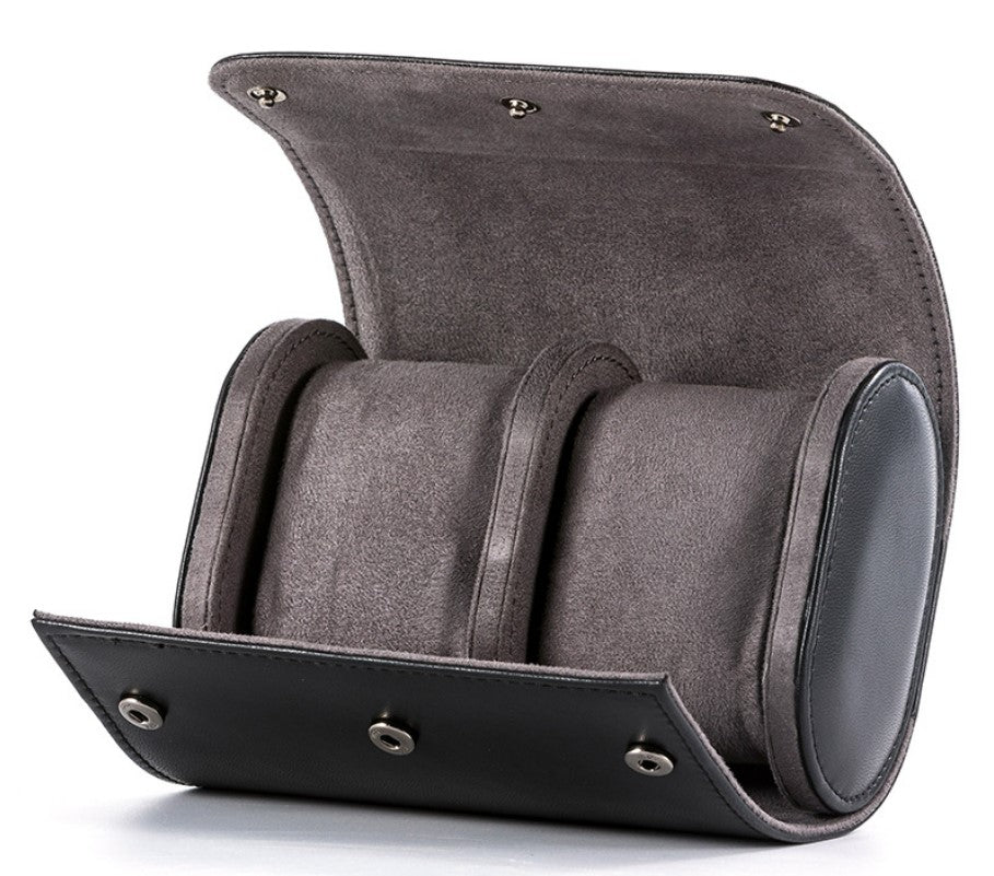 PU Leather Watch Storage Box - Two Watch Bag