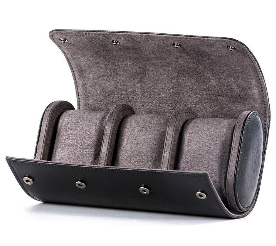 PU Leather Watch Storage Box - Three Watch Bag
