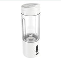 Portable Blender Cup USB Electric Fruit Juicer Rechargeable for Outdoor Sports Travel Camping - White