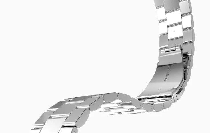 Stainless Steel Strap for Apple Watch Band 38mm - 40mm Metal Links Bracelet Smart Watch Strap - Silver
