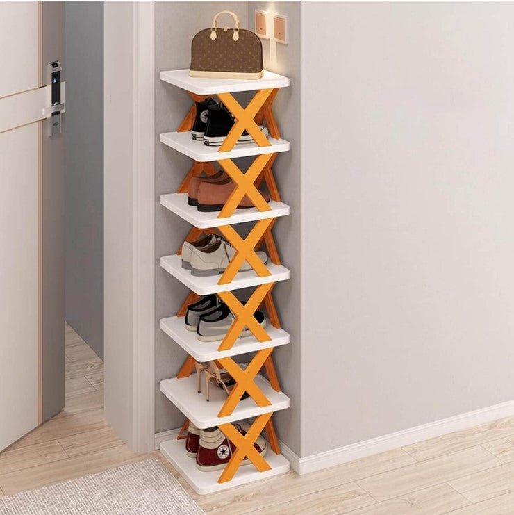 6 Tier Shoe Stackable Storage Rack Organizer