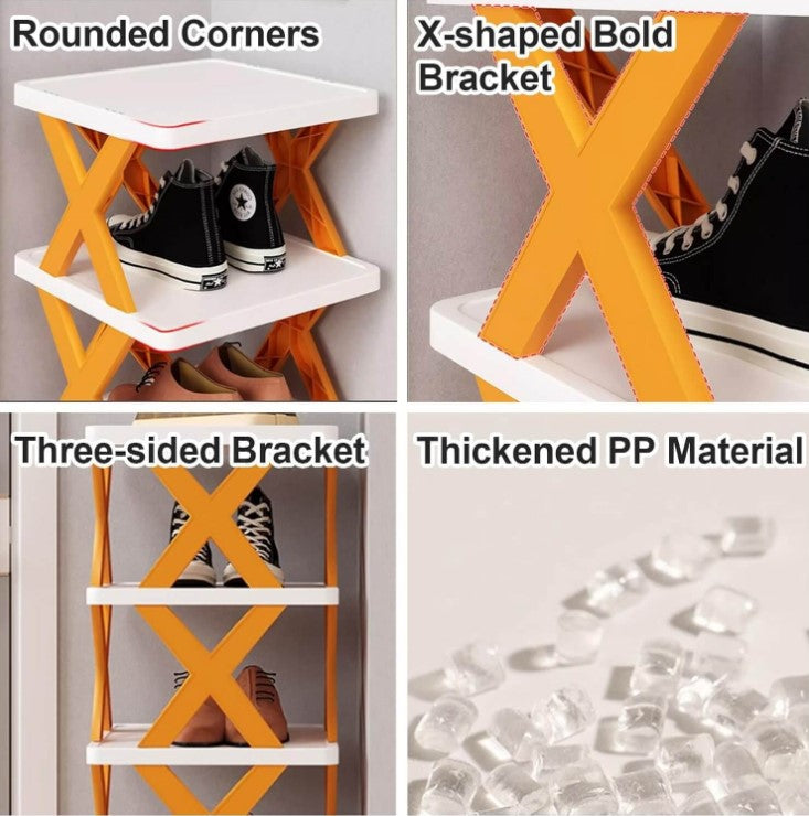 6 Tier Shoe Stackable Storage Rack Organizer