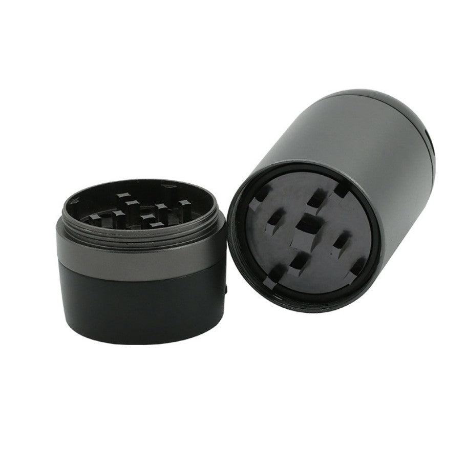 Electric Cigarette Grinder, Horn Tube, Cut Tobacco Metal Cigarette Lighter