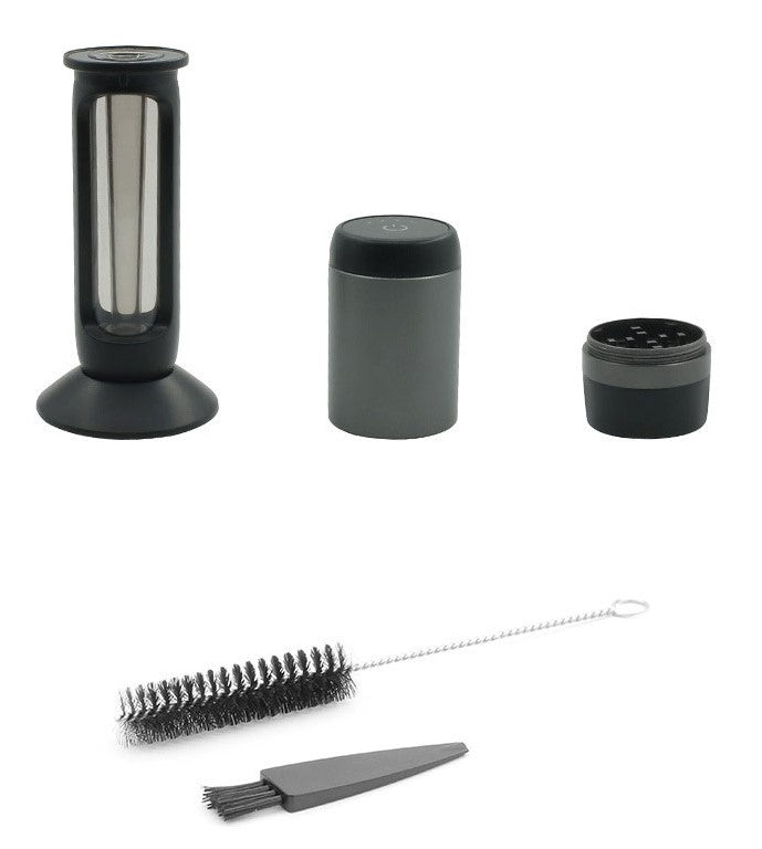 Electric Cigarette Grinder, Horn Tube, Cut Tobacco Metal Cigarette Lighter